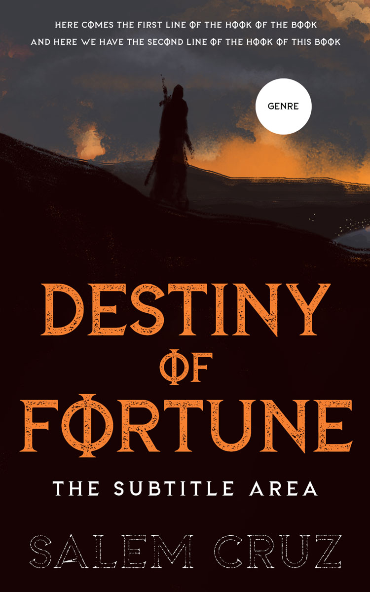 2D view of Gondola #11688 - Premade Fantasy Book Cover