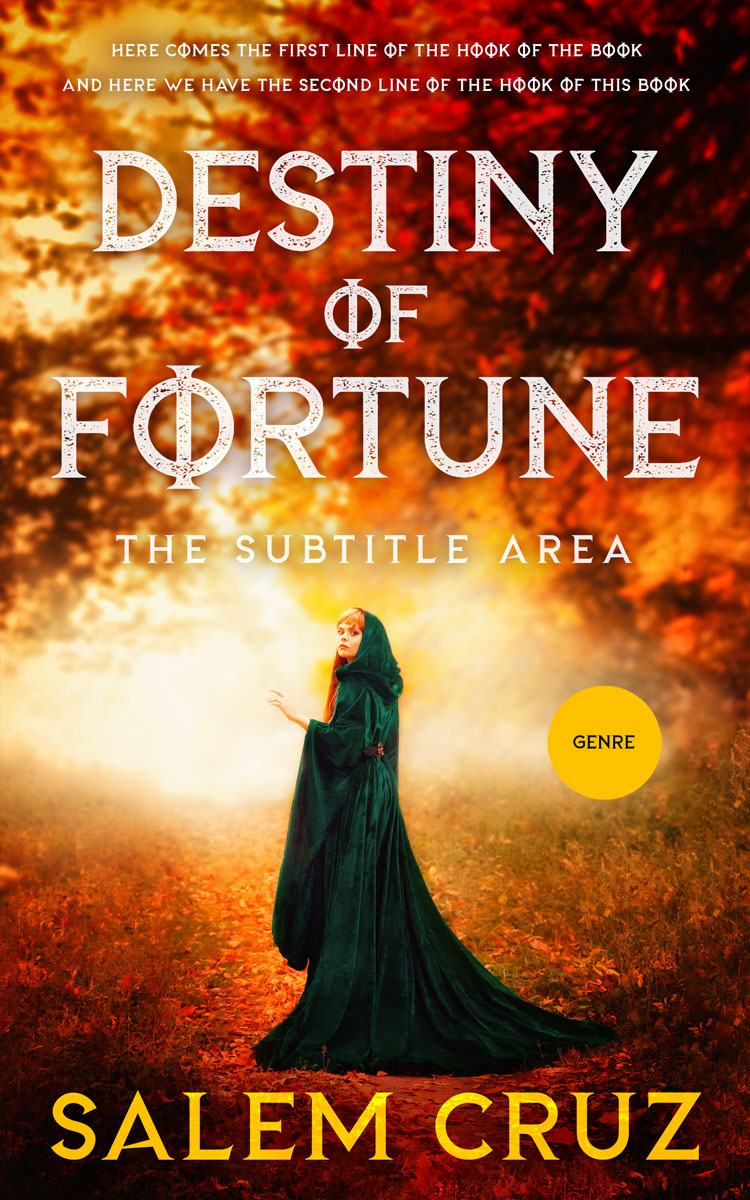 2D view of Crowshead #11689 - Premade Fantasy Book Cover