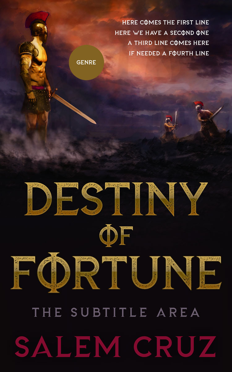 2D view of Cape Palliser #11692 - Premade Fantasy Book Cover