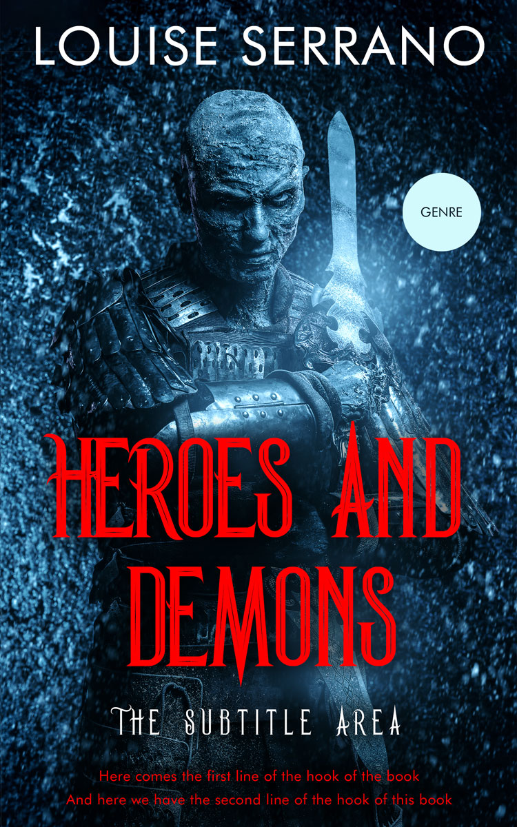 2D view of Premade Fantasy Book Cover - Firefly