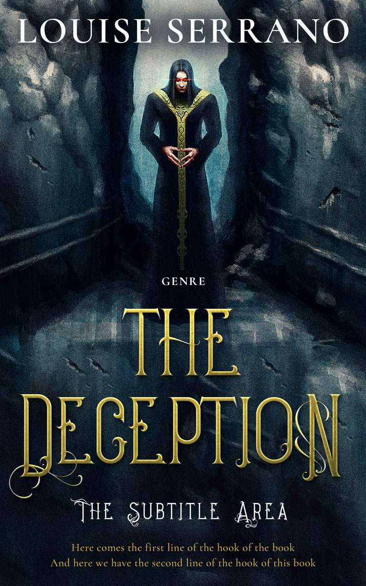 2D view of Mirage #11710 - Premade Fantasy Book Cover | BookCoverZone