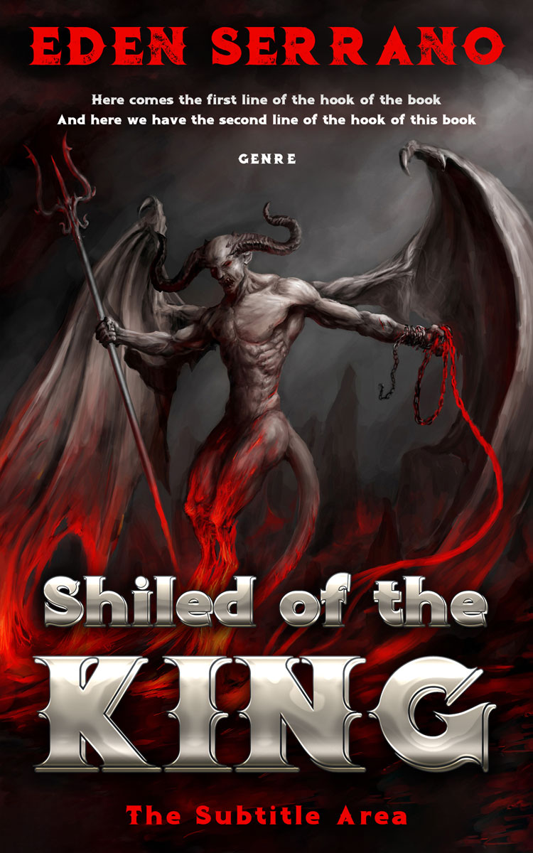 2D view of Cocoa Brown #11724 - Premade Fantasy Book Cover