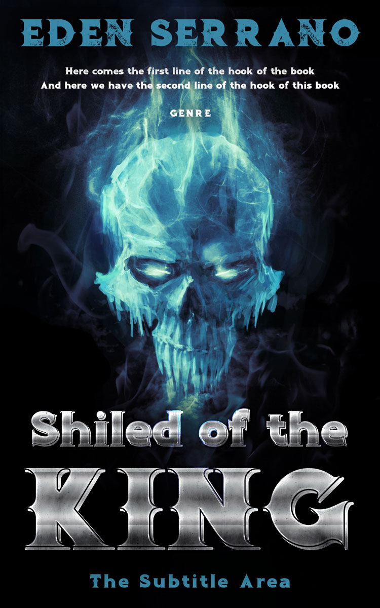 2D view of Bunker #11725 - Premade Fantasy Book Cover