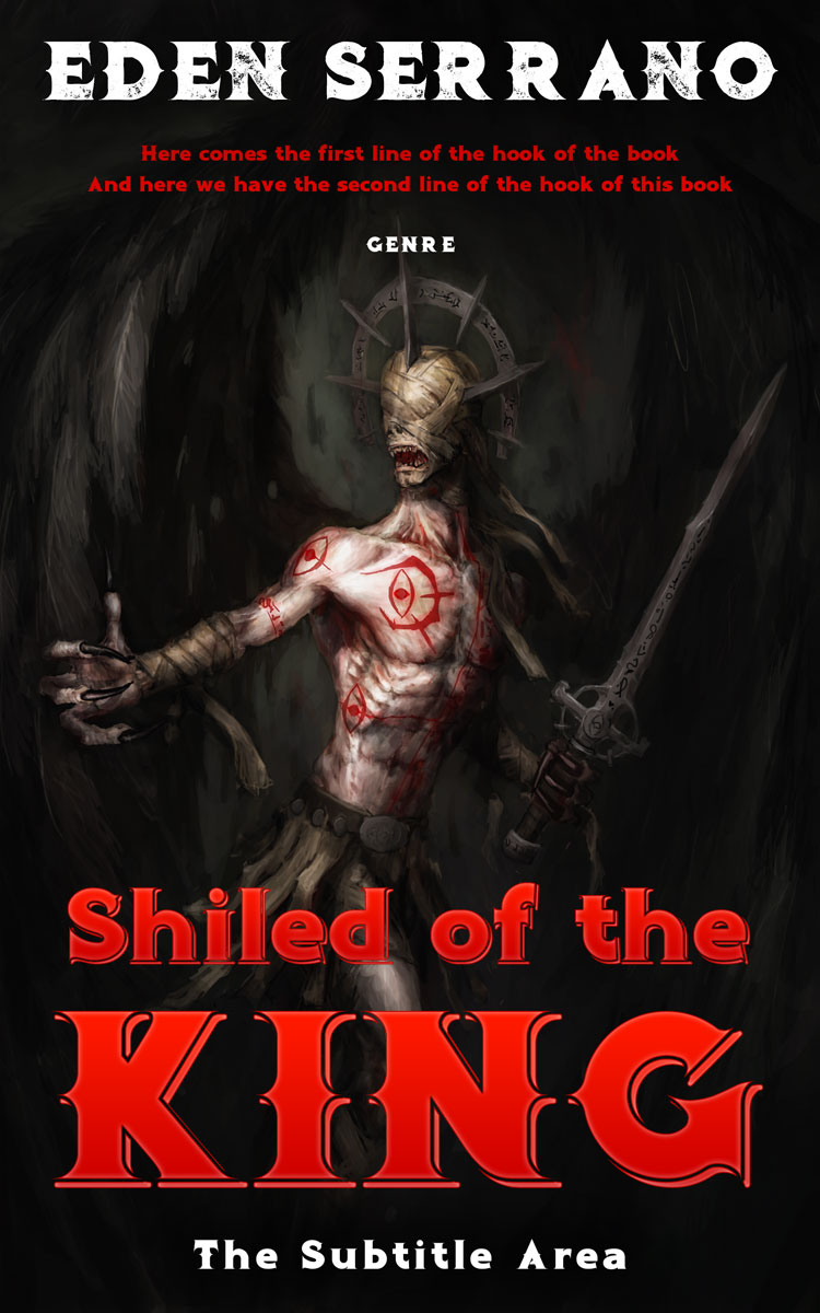 2D view of Valencia #11727 - Premade Fantasy Book Cover