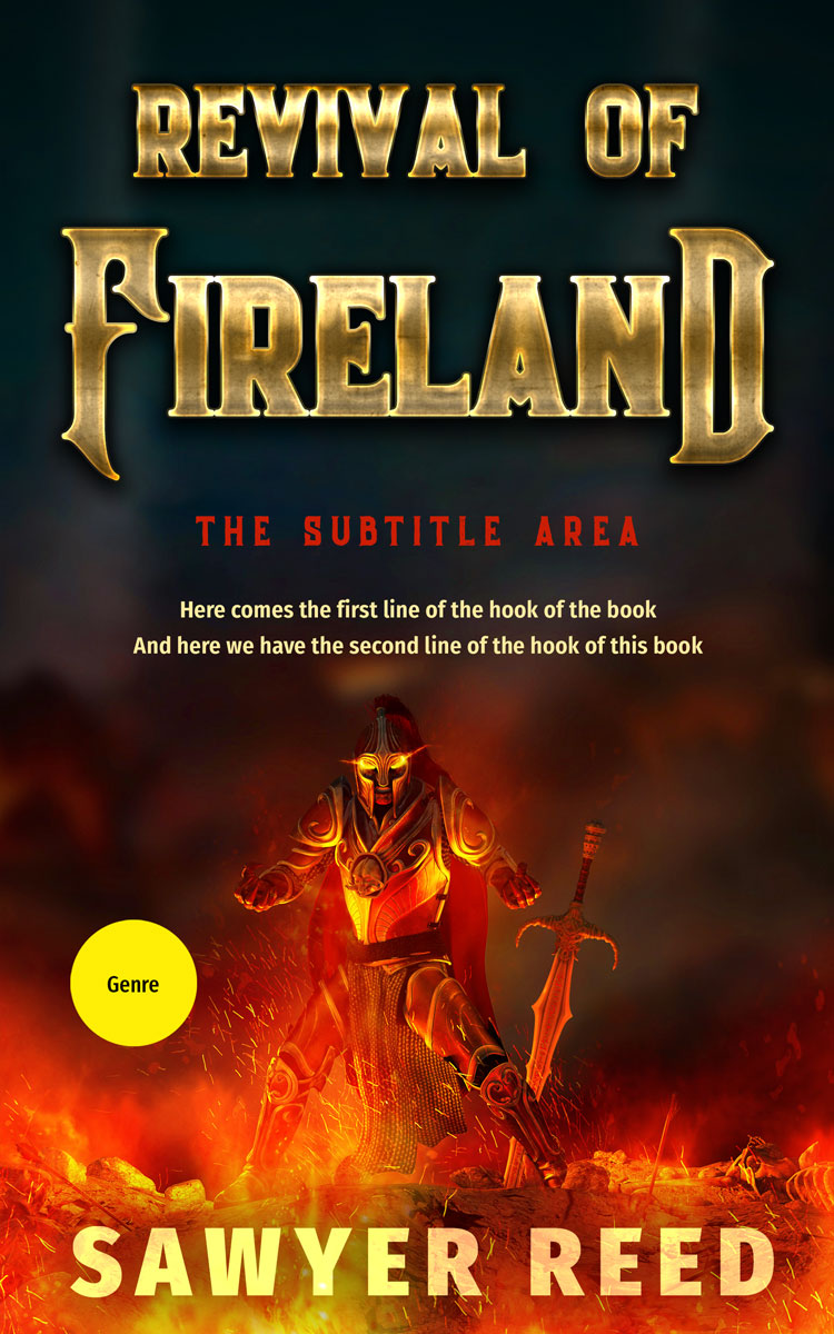 2D view of Brandy Punch #11733 - Premade Fantasy Book Cover | BookCoverZone