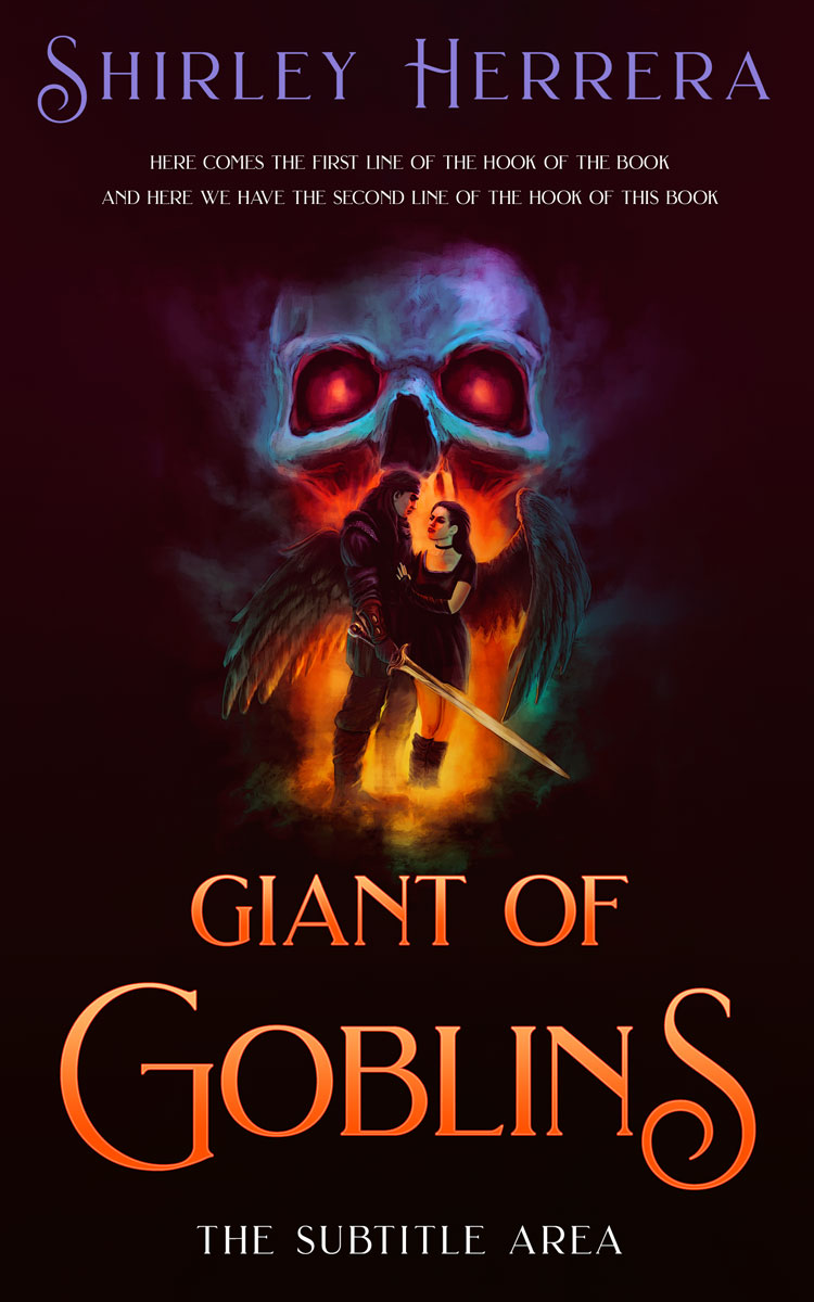 2D view of Graphite #11748 - Premade Fantasy Book Cover