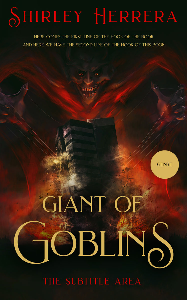 2D view of Oil #11751 - Premade Fantasy Book Cover