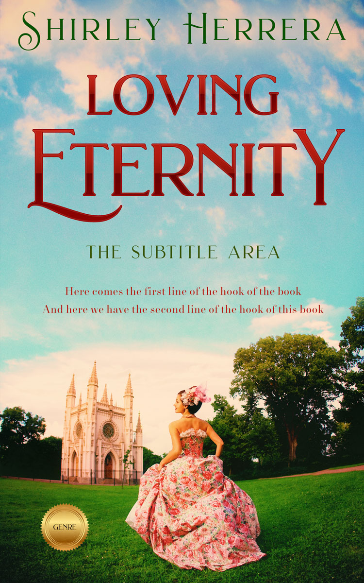 2D view of Premade Fantasy Book Cover - Powder Ash