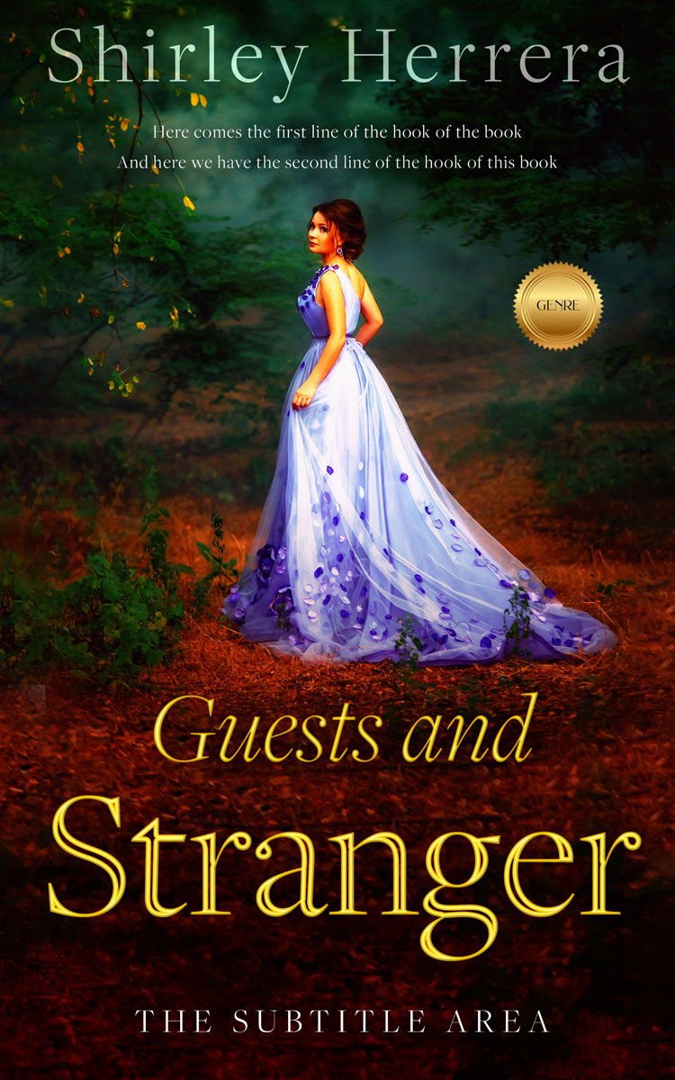 2D view of Eternity #11762 - Premade Fantasy Book Cover