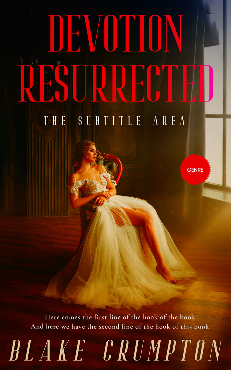 2D view of Raw Sienna #11808 - Premade Fantasy Book Cover