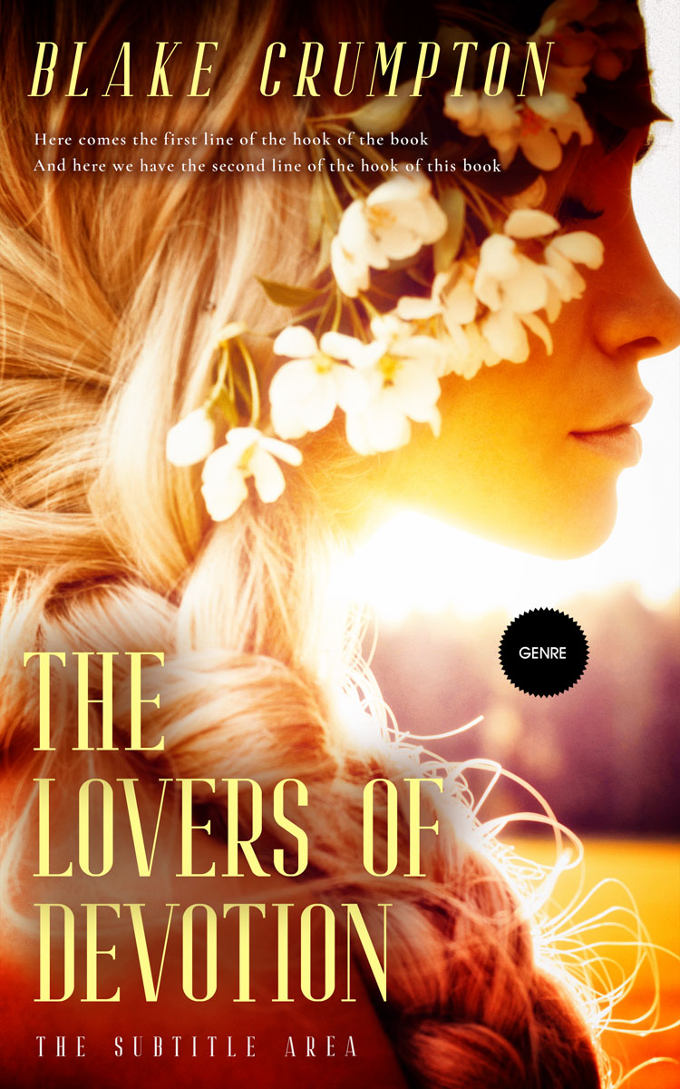 2D view of Raw Sienna #11822 - Premade Romance Book Cover