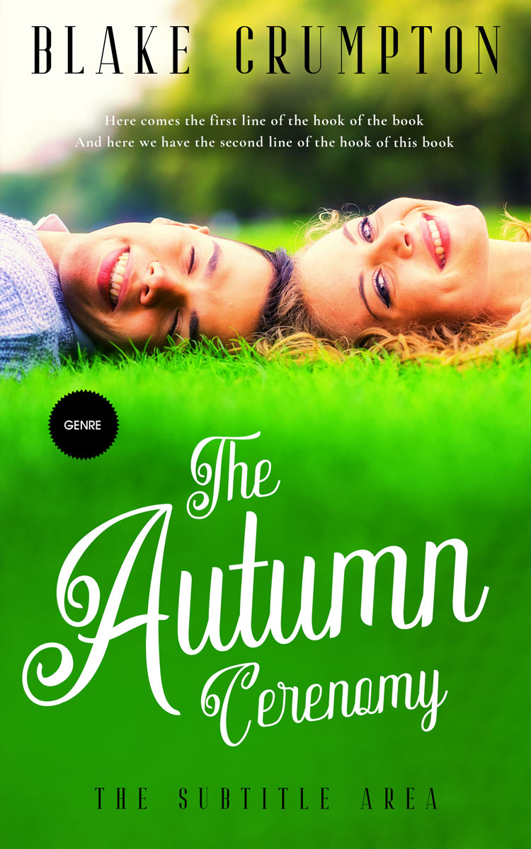 2D view of Zombie #11836 - Premade Romance Book Cover