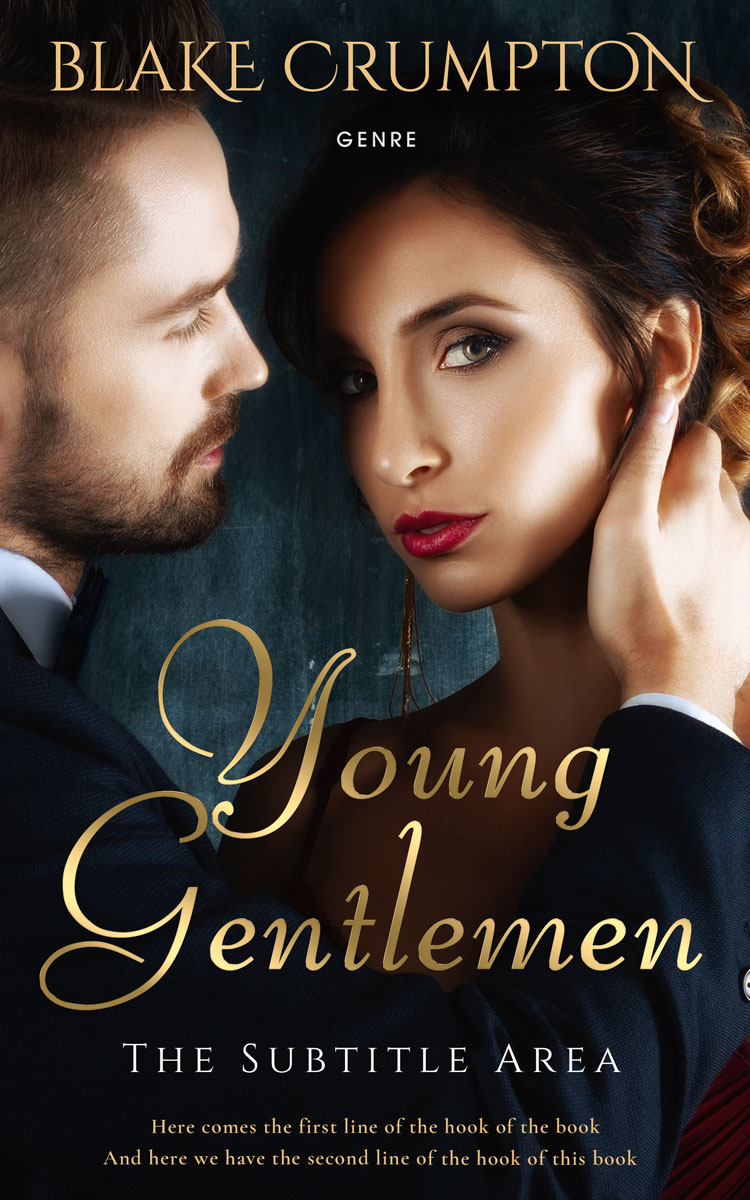 2D view of Sorrell Brown #11844 - Premade Romance Book Cover