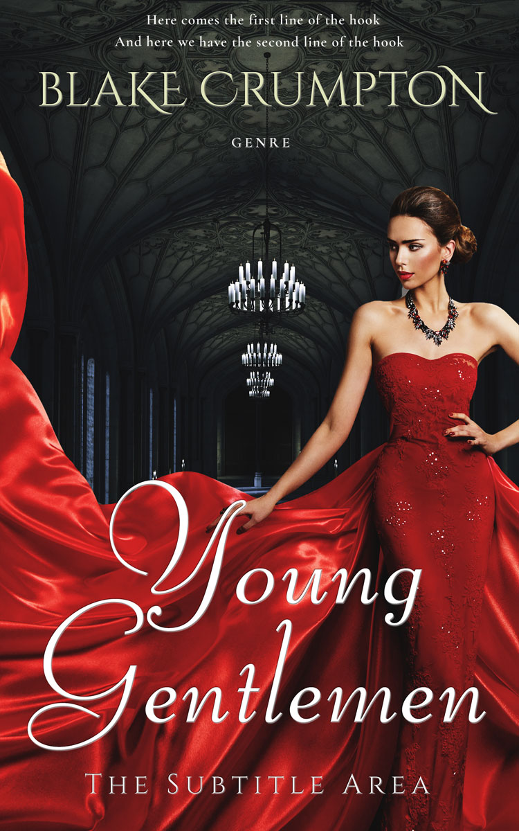 2D view of Premade Fantasy Book Cover - Cocoa Brown