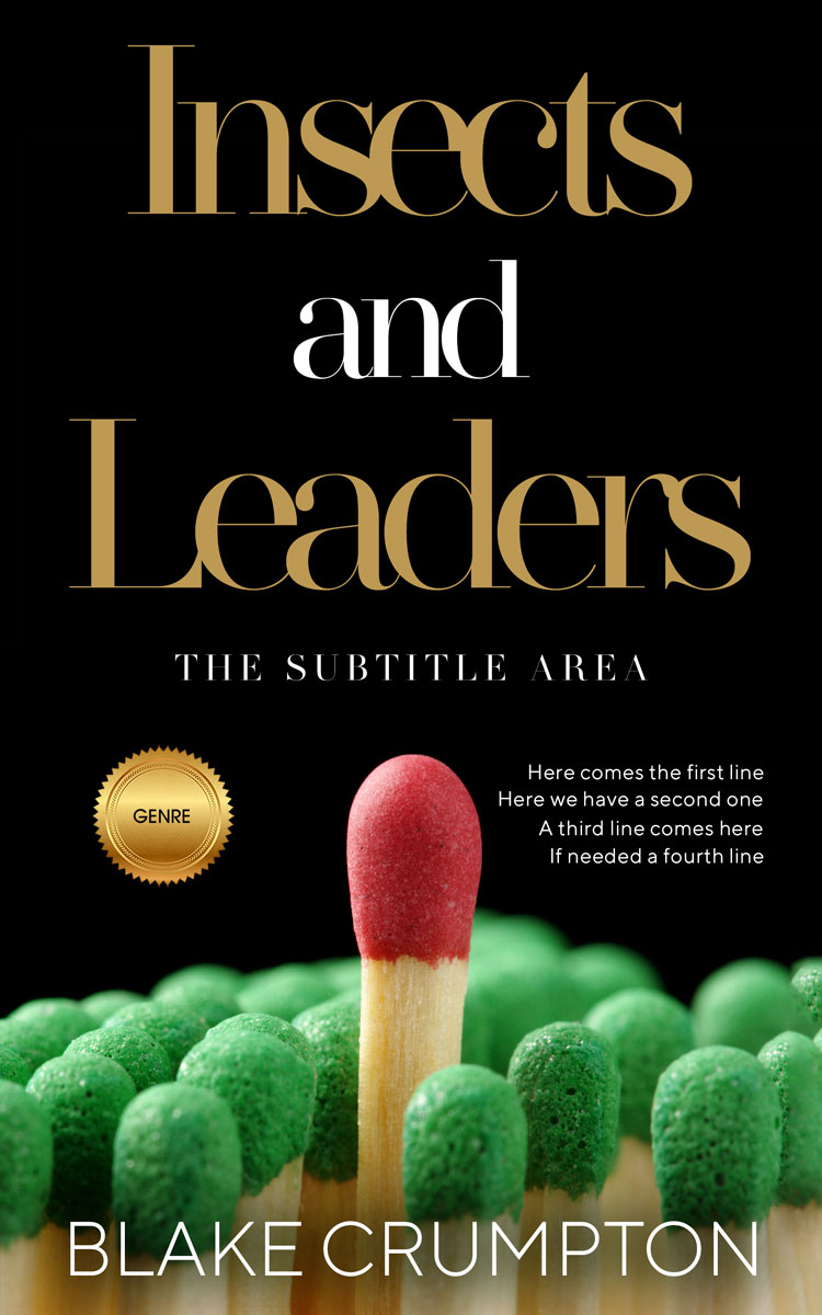 2D view of Teak #11861 - Premade Self-Improvement & Self-Help Book Cover