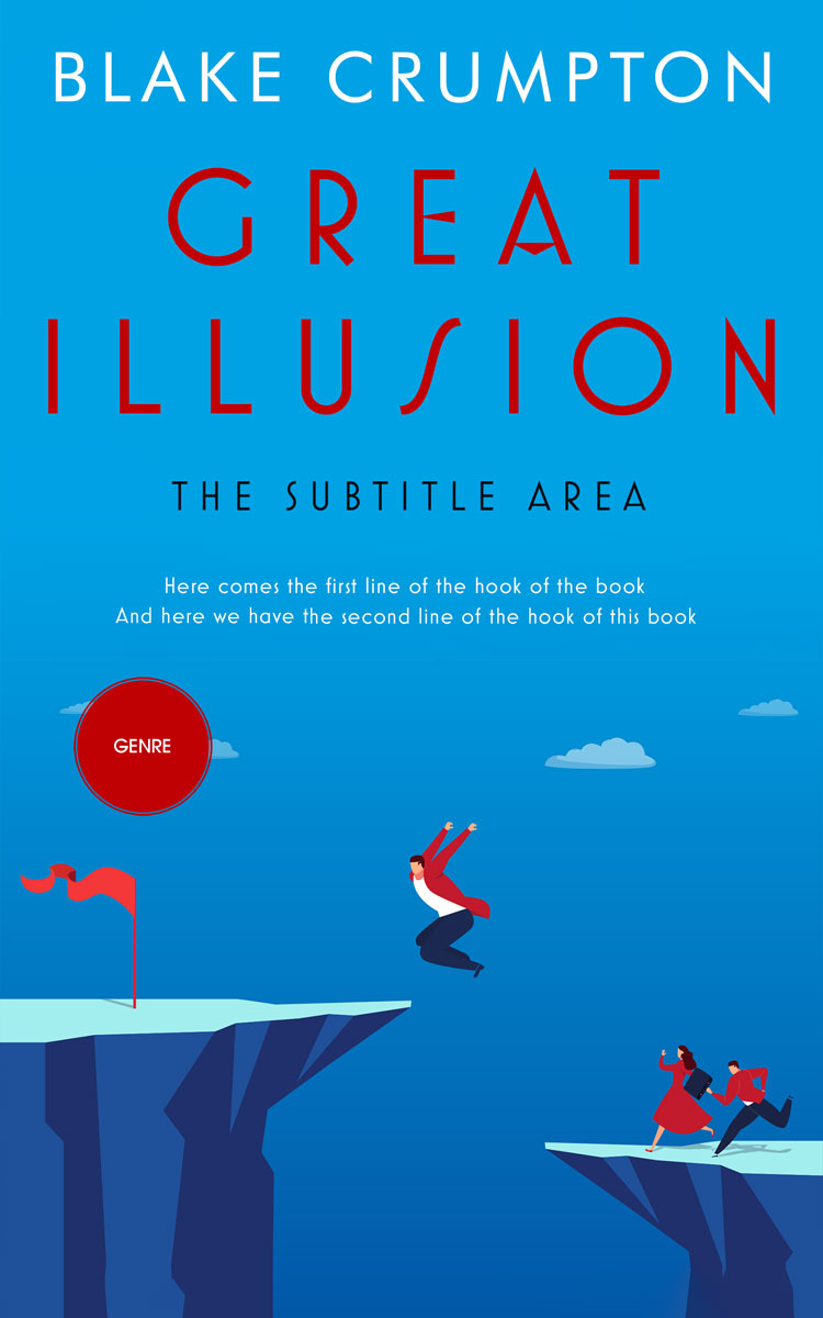 2D view of Cerulean #11866 - Premade Self-Improvement & Self-Help Book Cover