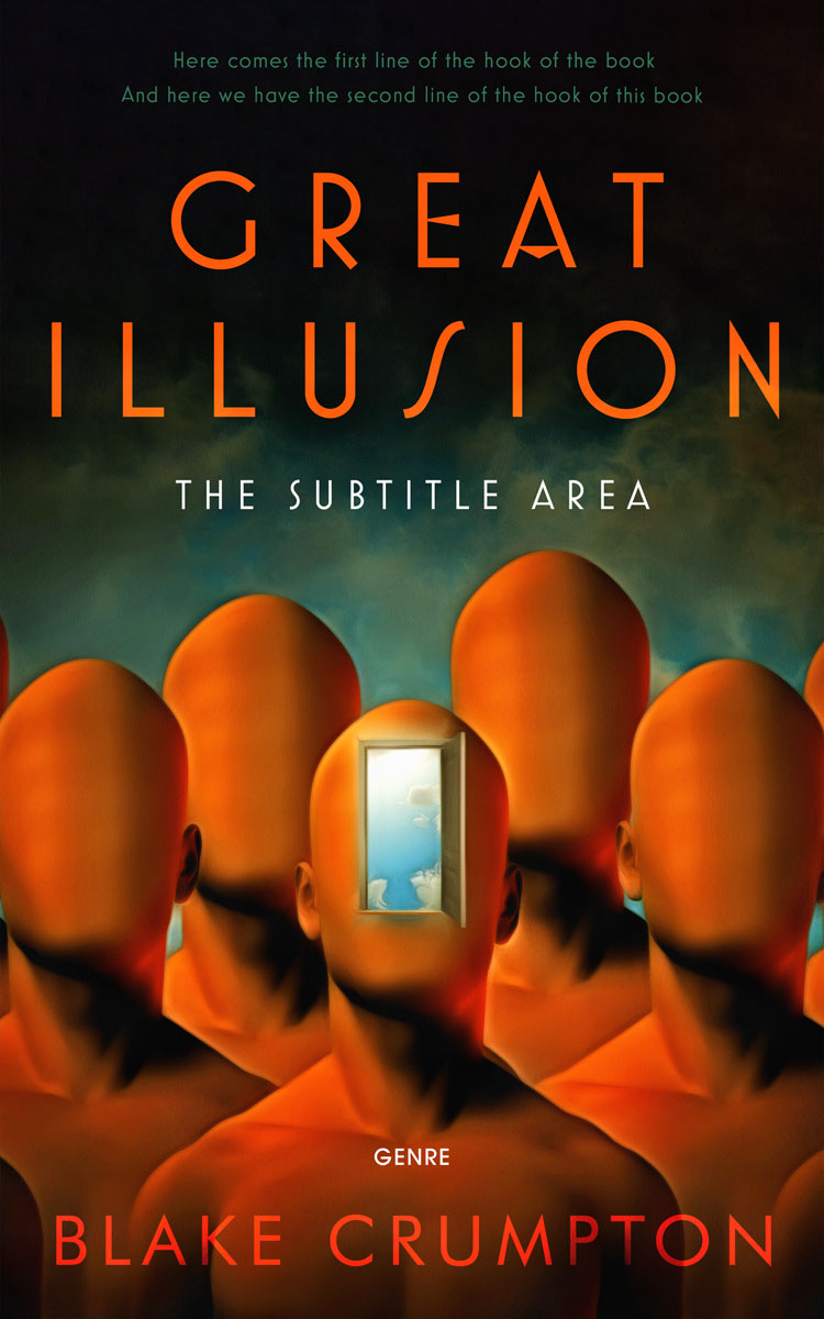 2D view of Orange Roughy #11871 - Premade Self-Improvement & Self-Help Book Cover