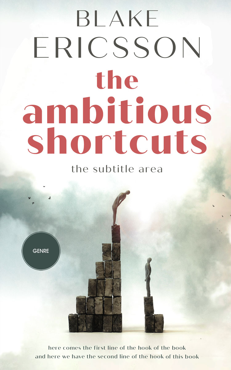 2D view of Premade Self-Improvement & Self-Help Book Cover - Gray Nurse