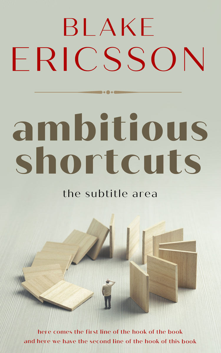 2D view of Kangaroo #11904 - Premade Business Book Cover