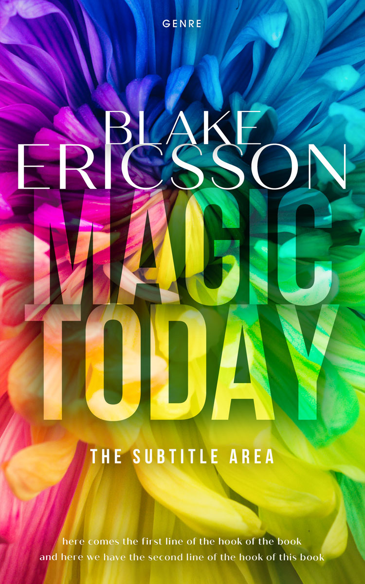 2D view of Premade Abstract Book Cover - Di Serria