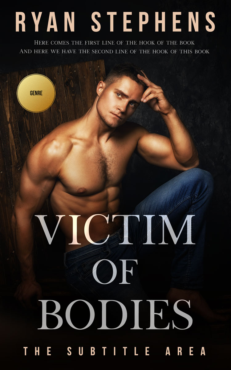 2D view of Premade Erotica Book Cover - Old Rose