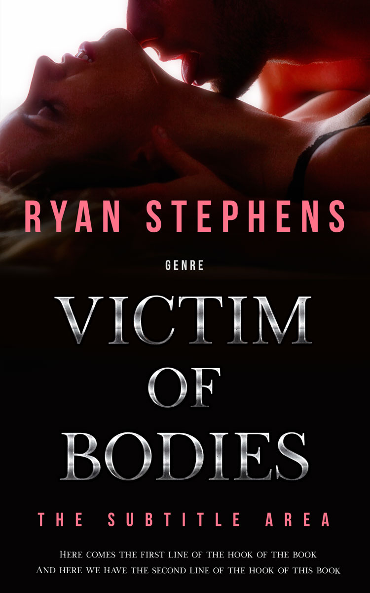 2D view of Premade Erotica Book Cover - Asphalt