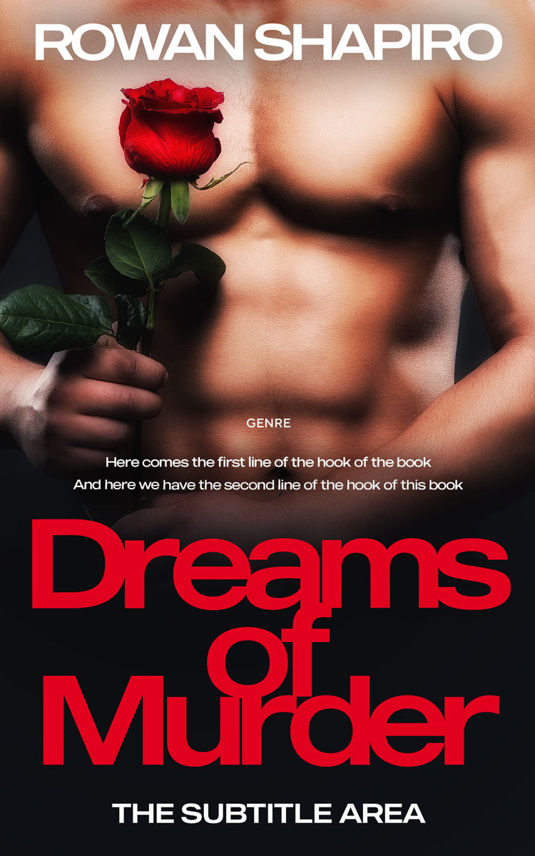 2D view of Premade Erotica Book Cover - Cocoa Brown