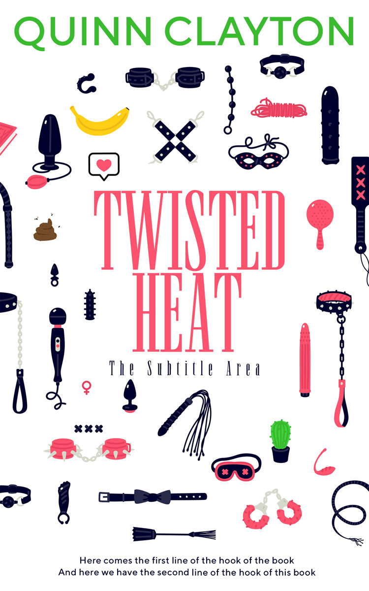 2D view of Soft Peach #12117 - Premade Erotica Book Cover