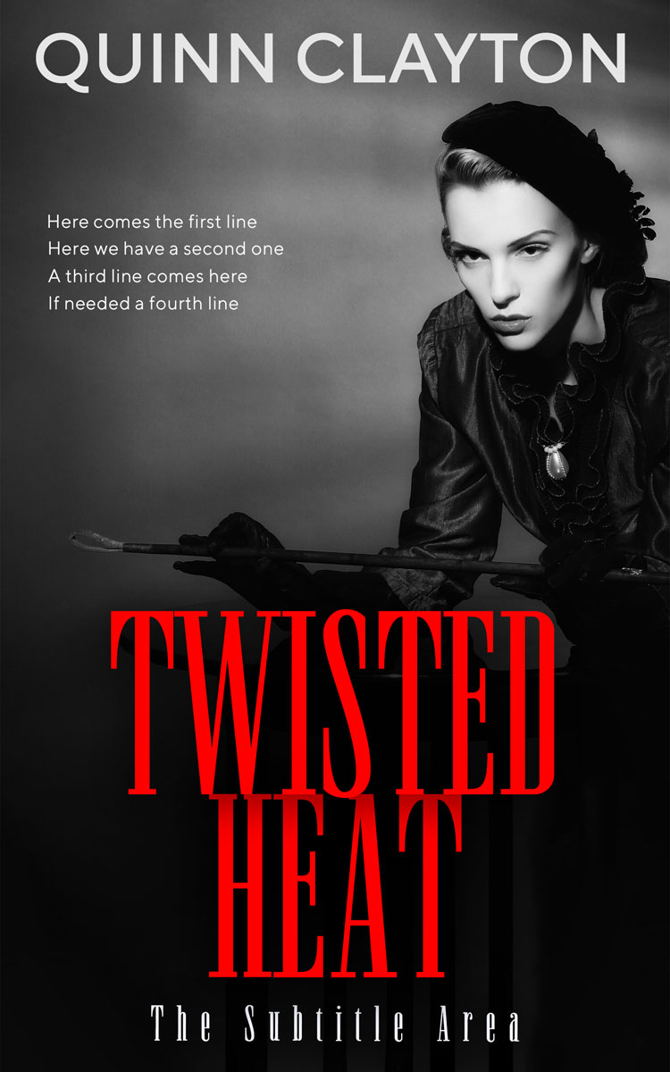 2D view of Cod Gray #12122 - Premade Erotica Book Cover