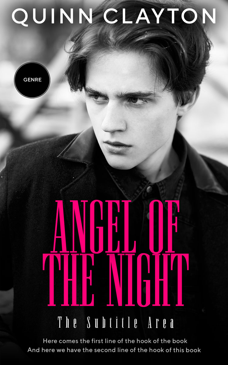 2D view of Premade Business Book Cover - Cod Gray