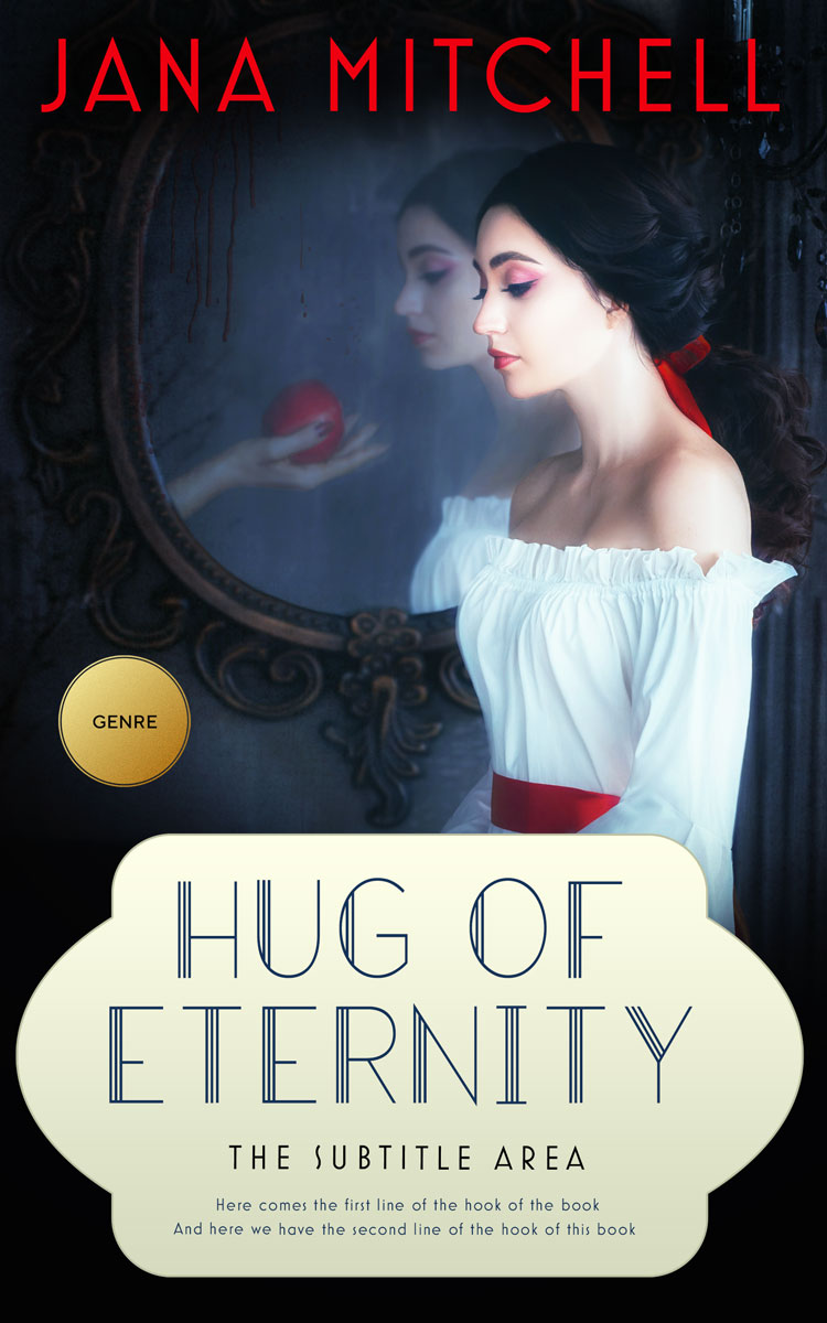 2D view of Ebony Clay #12168 - Premade Fantasy Book Cover