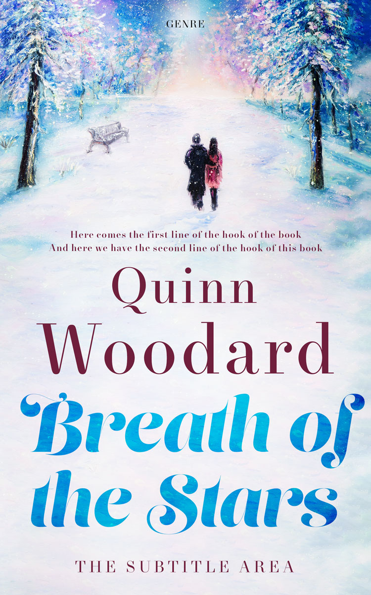 2D view of Athens Gray #12187 - Premade Romance Book Cover