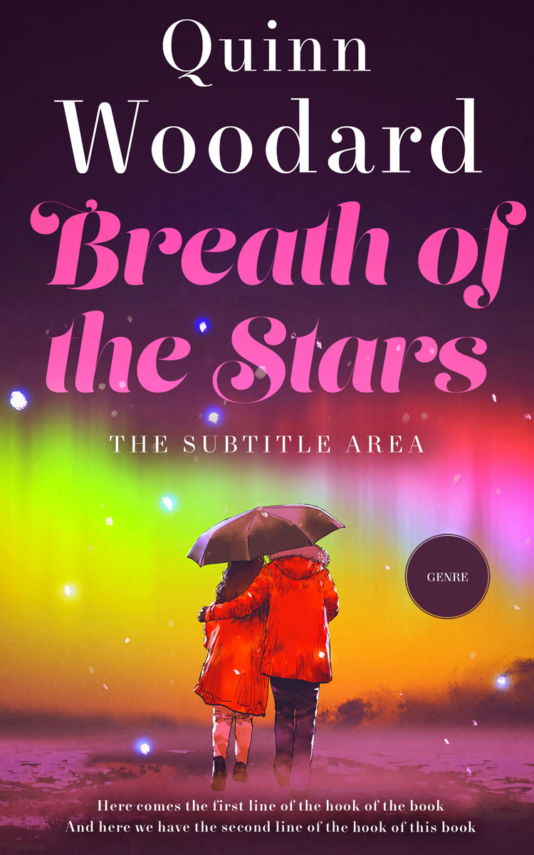 2D view of Livid Brown #12191 - Premade Romance Book Cover