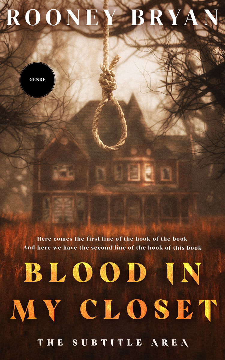 2D view of Cork #12203 - Premade Mystery & Thriller & Suspense Book Cover