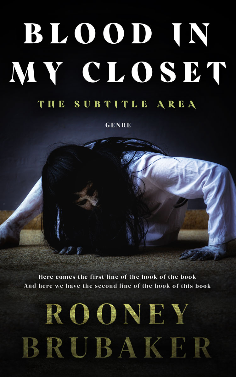 2D view of Woodsmoke #12208 - Premade Horror Book Cover