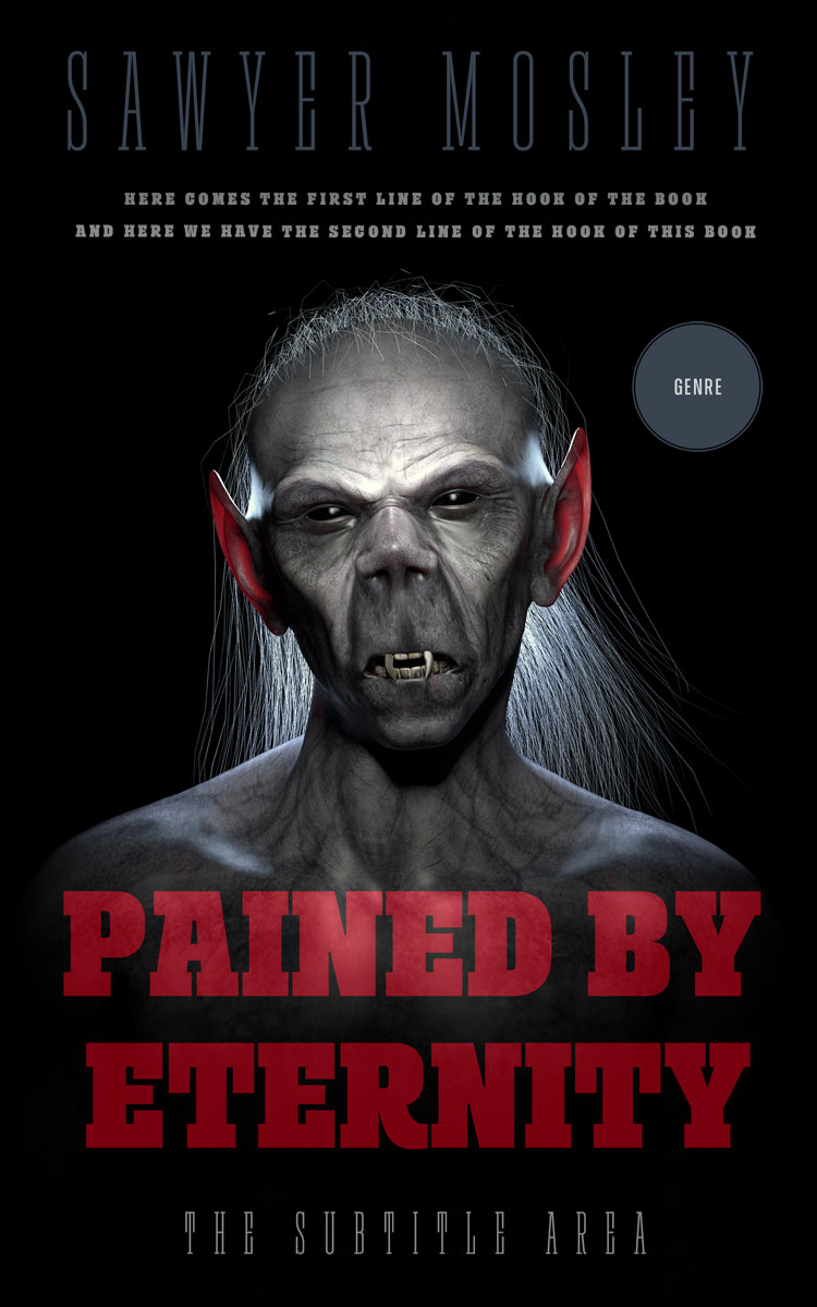 2D view of Woodsmoke #12226 - Premade Horror Book Cover