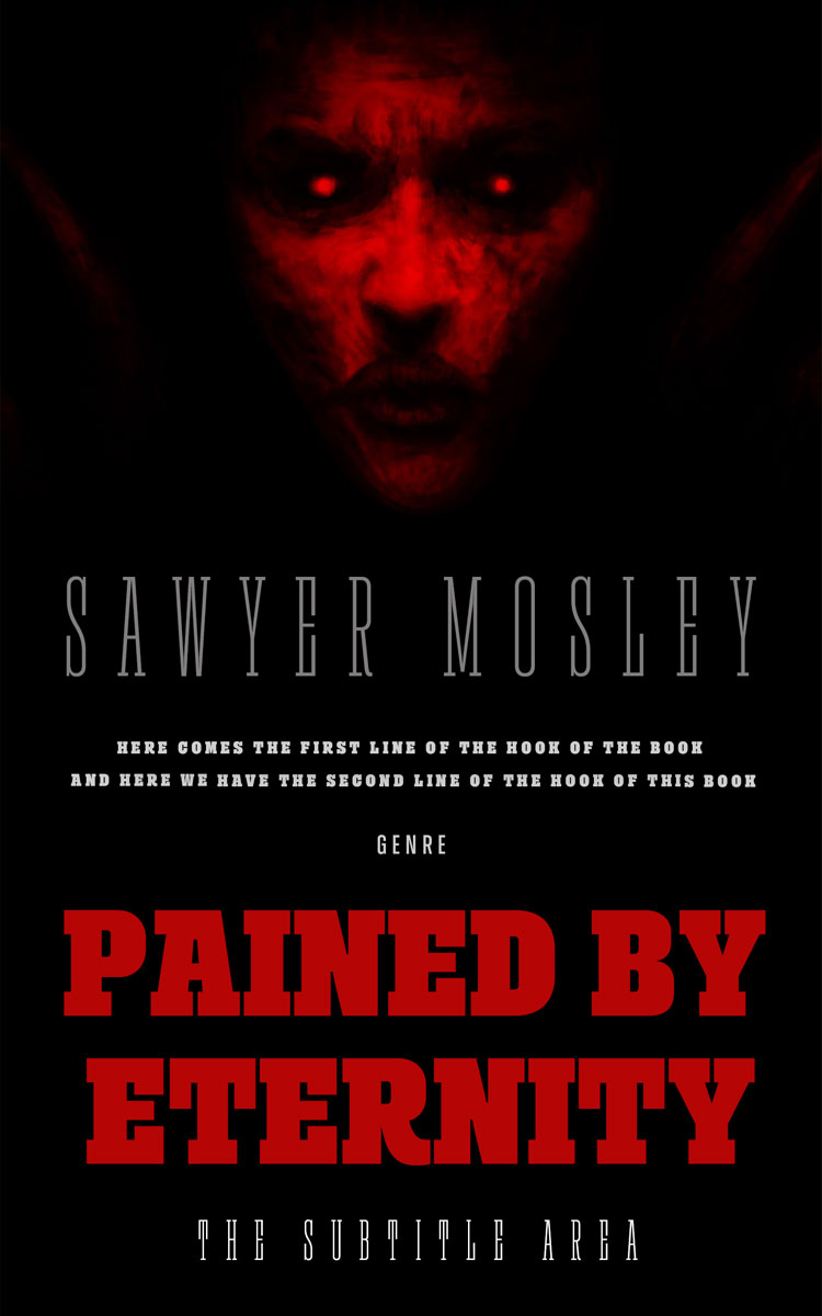 2D view of Premade Horror Book Cover - Tabasco