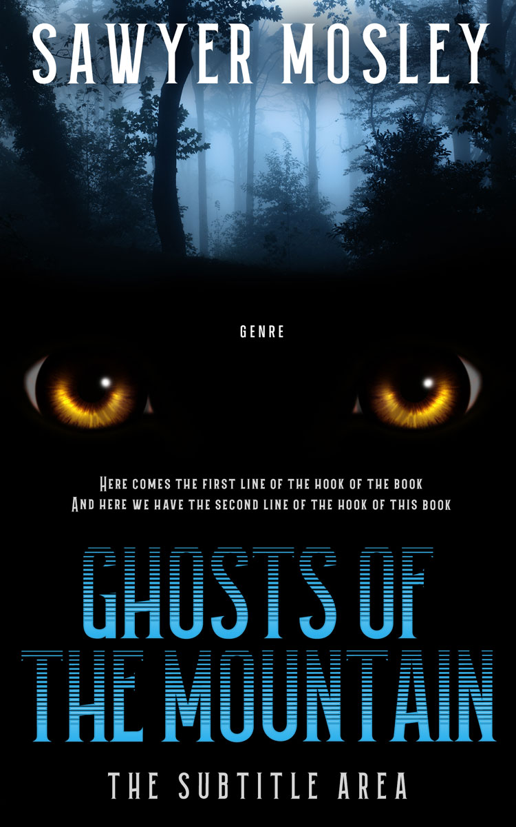 2D view of Premade Horror Book Cover - Bunker