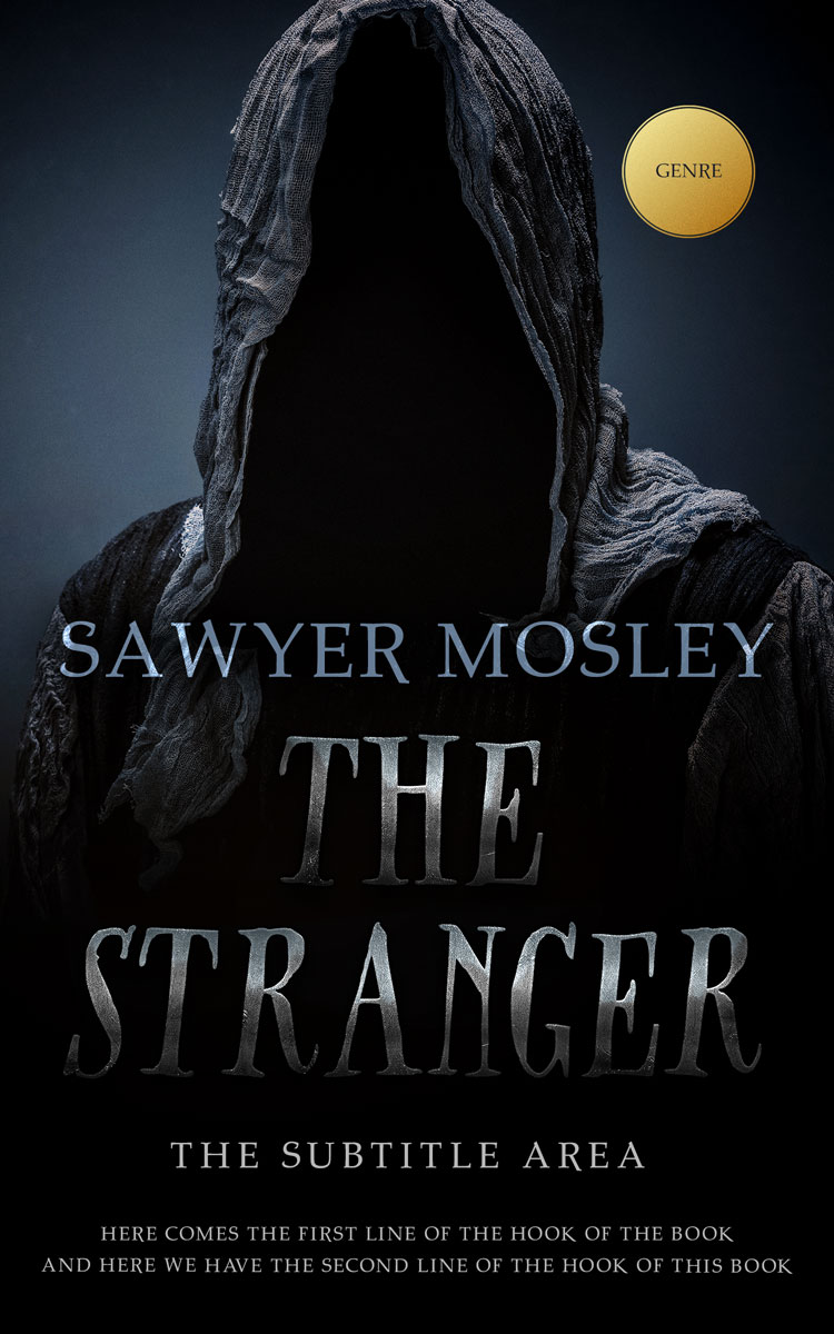 2D view of Woodsmoke #12248 - Premade Horror Book Cover