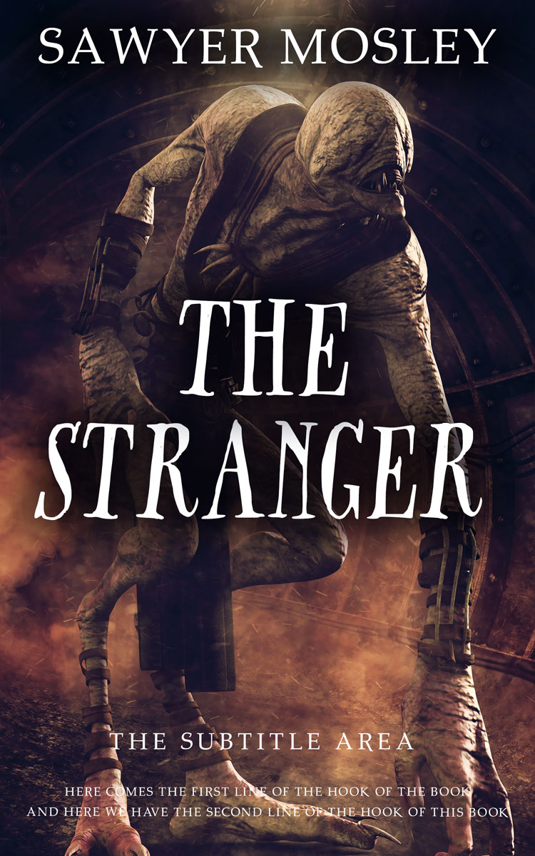 2D view of Bastille #12250 - Premade Fantasy Book Cover