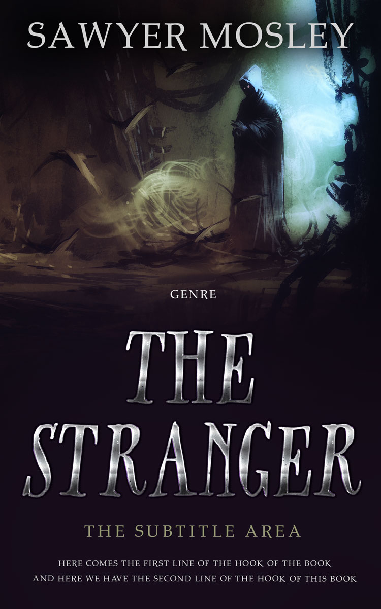 2D view of Premade Horror Book Cover - Bastille