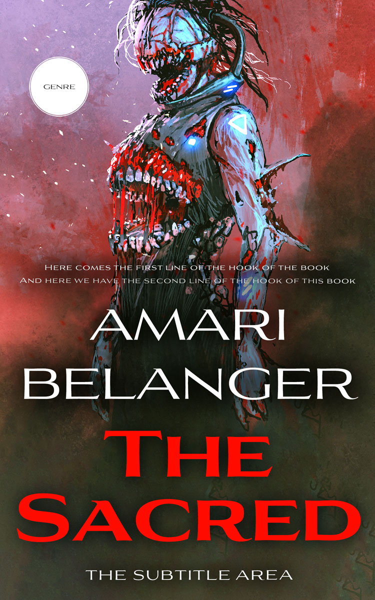 2D view of Birch #12273 - Premade Horror Book Cover