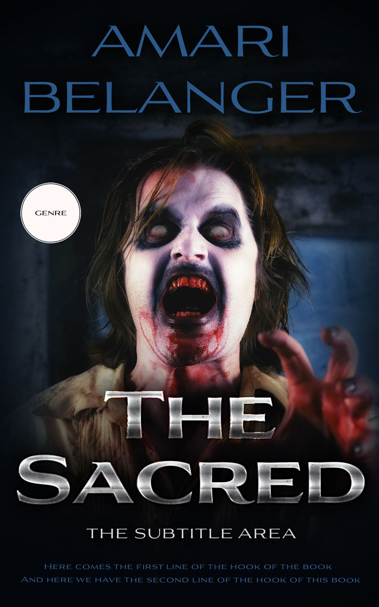 2D view of Premade Horror Book Cover - Woodsmoke