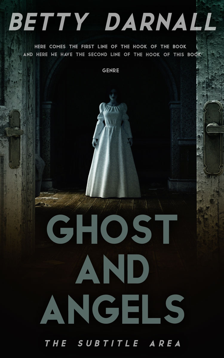 2D view of Log Cabin #12296 - Premade Horror Book Cover