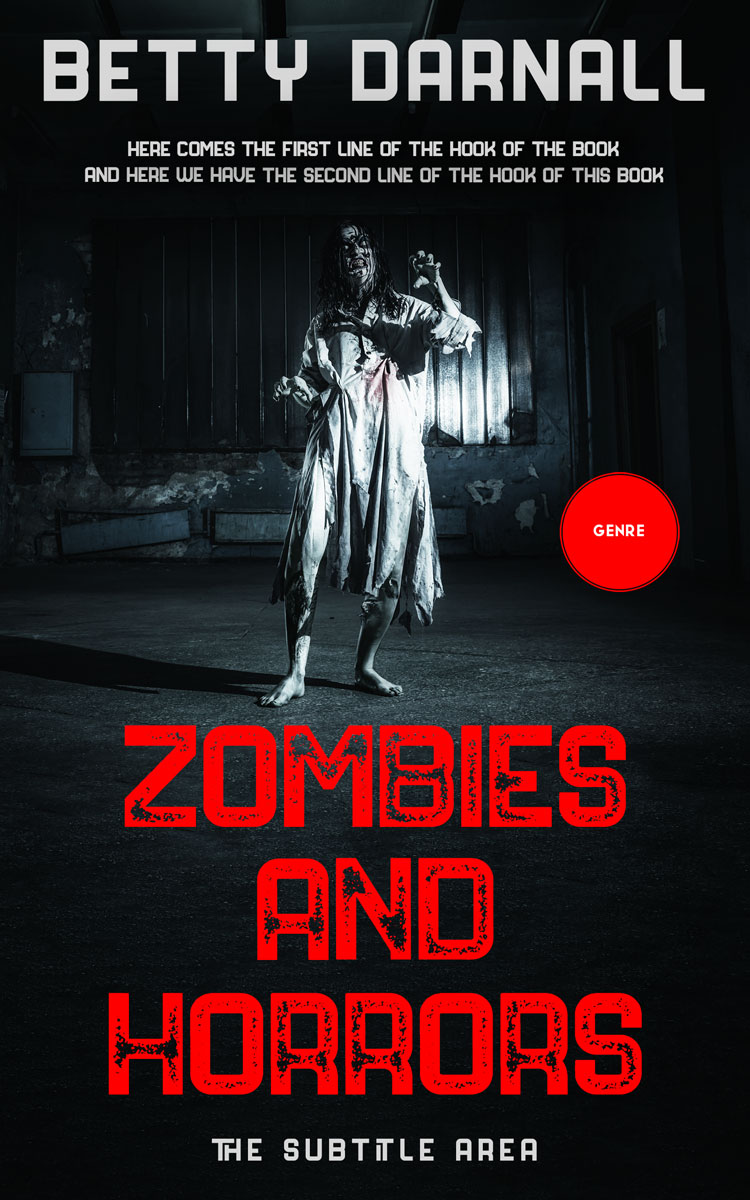 2D view of Mandy #12306 - Premade Horror Book Cover
