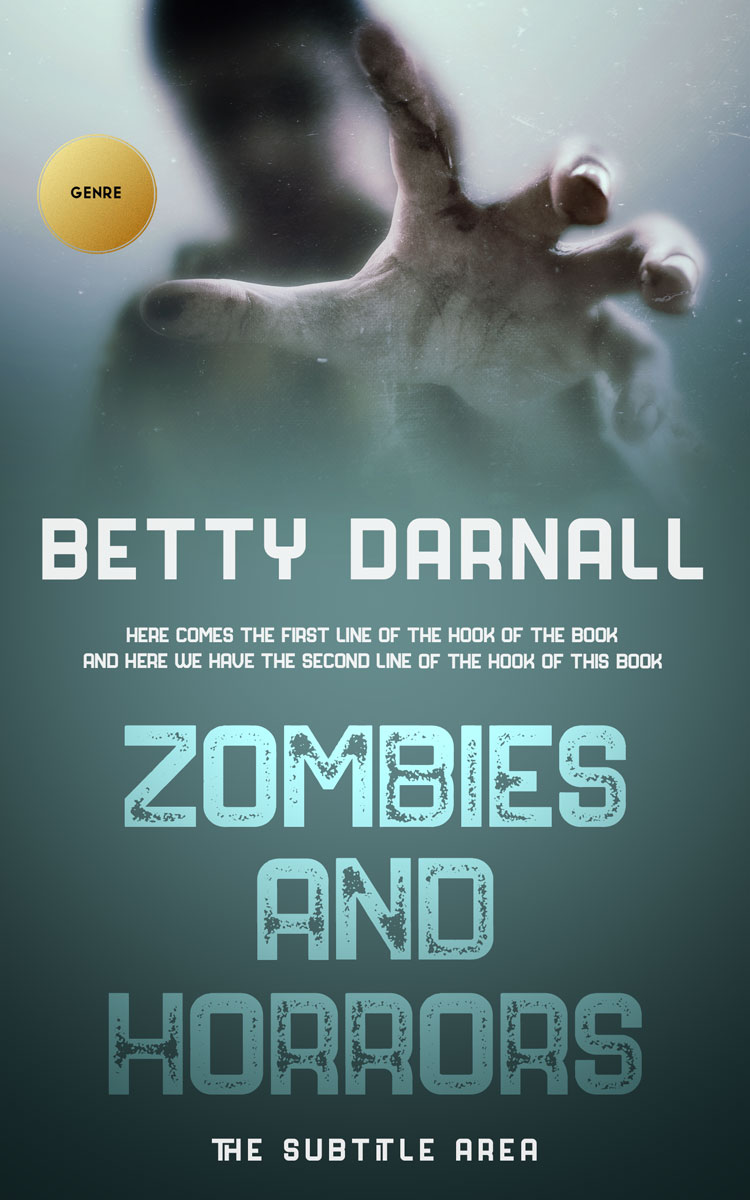 2D view of Premade Horror Book Cover - Cutty Sark