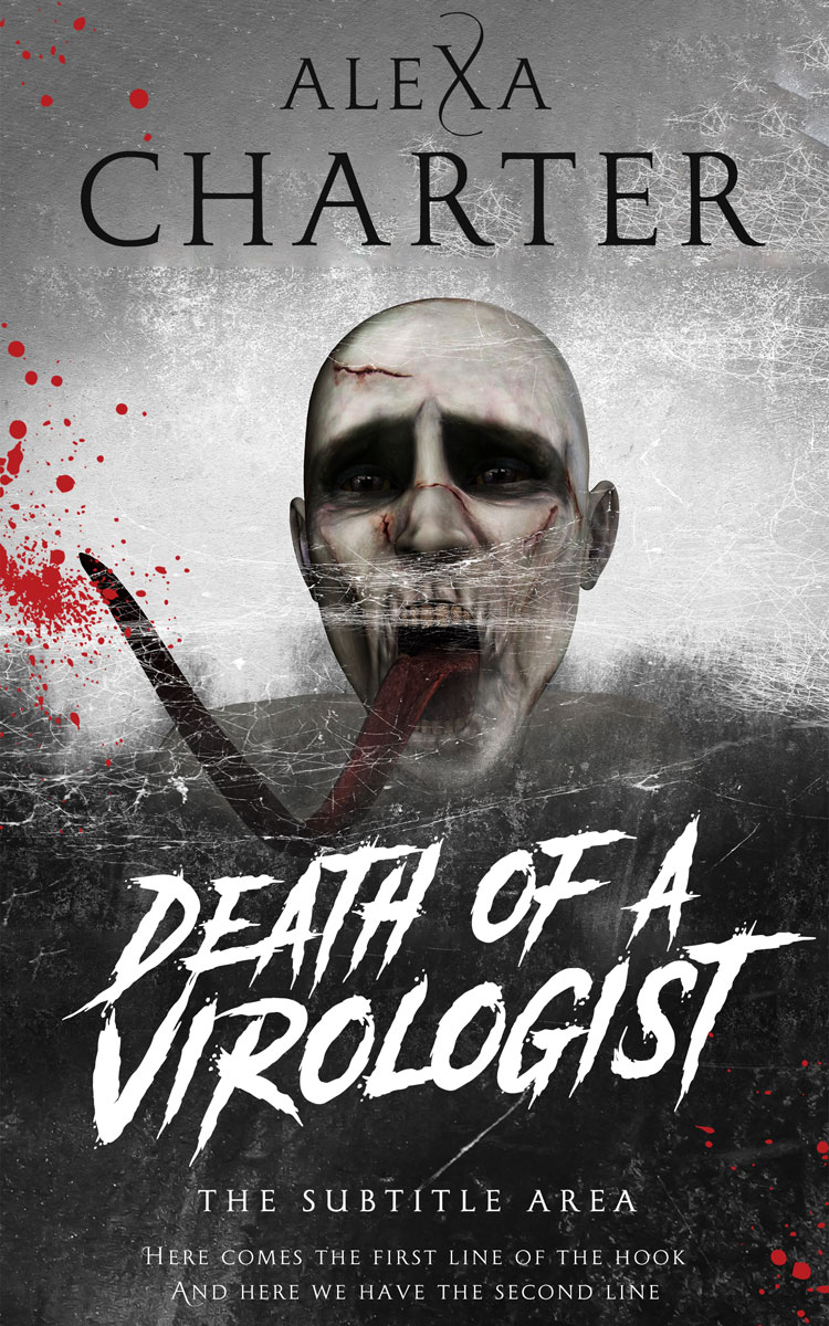 2D view of Tuatara #12319 - Premade Horror Book Cover