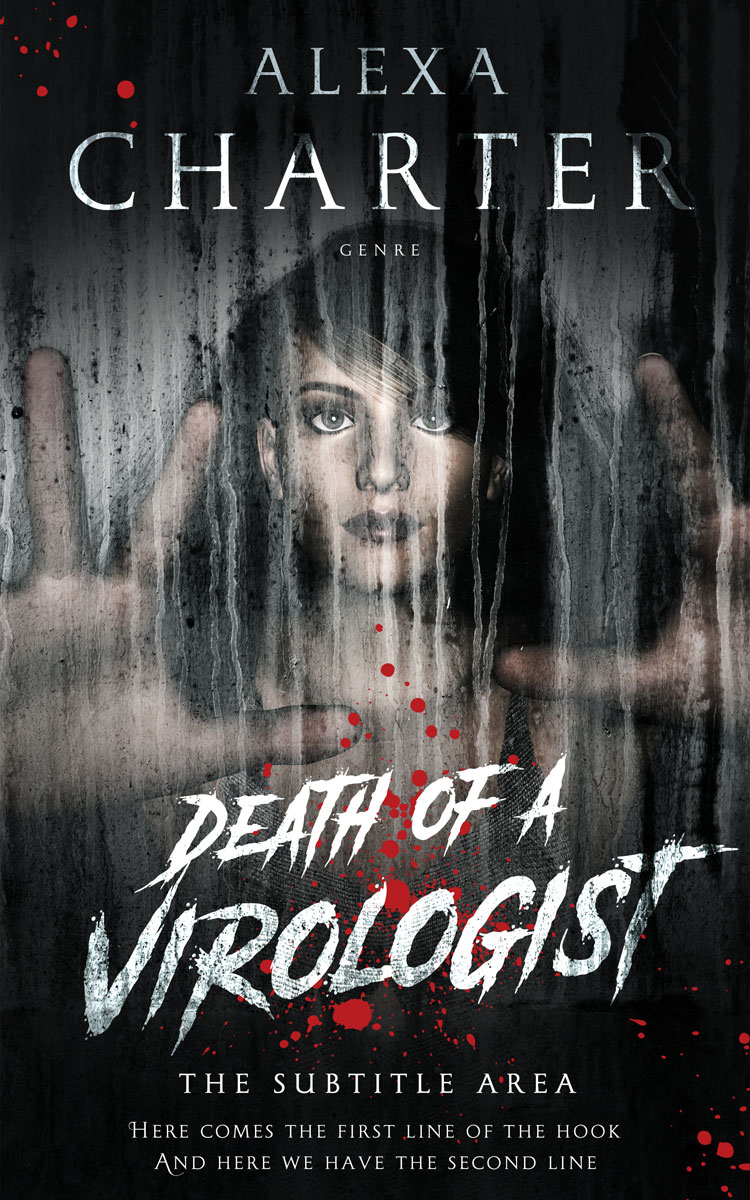 2D view of Shark #12324 - Premade Horror Book Cover