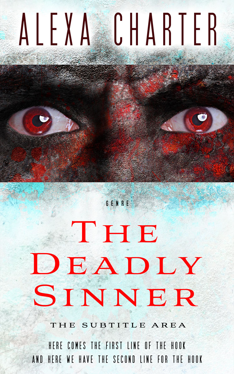 2D view of Cocoa Brown #12328 - Premade Horror Book Cover