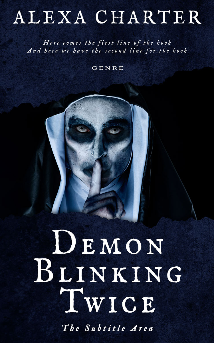 2D view of Ebony #12335 - Premade Mystery & Thriller & Suspense Book Cover